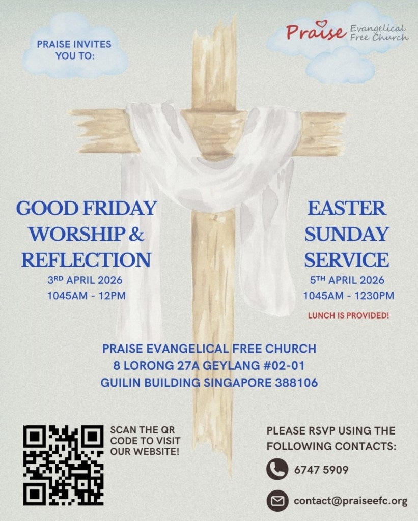 Good Friday Worship and Reflection and Easter Sunday Service e-Invite